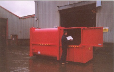 Skip Portable Compactors for Hand Loading